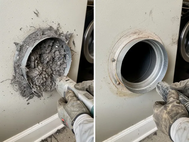 Professional clogged vent cleaning by Beachwood Dryer Vent Cleaning in Beachwood
