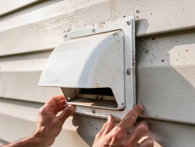 Beachwood Dryer Vent Cleaning technician delivering thorough residential dryer vent cleaning service in Beachwood